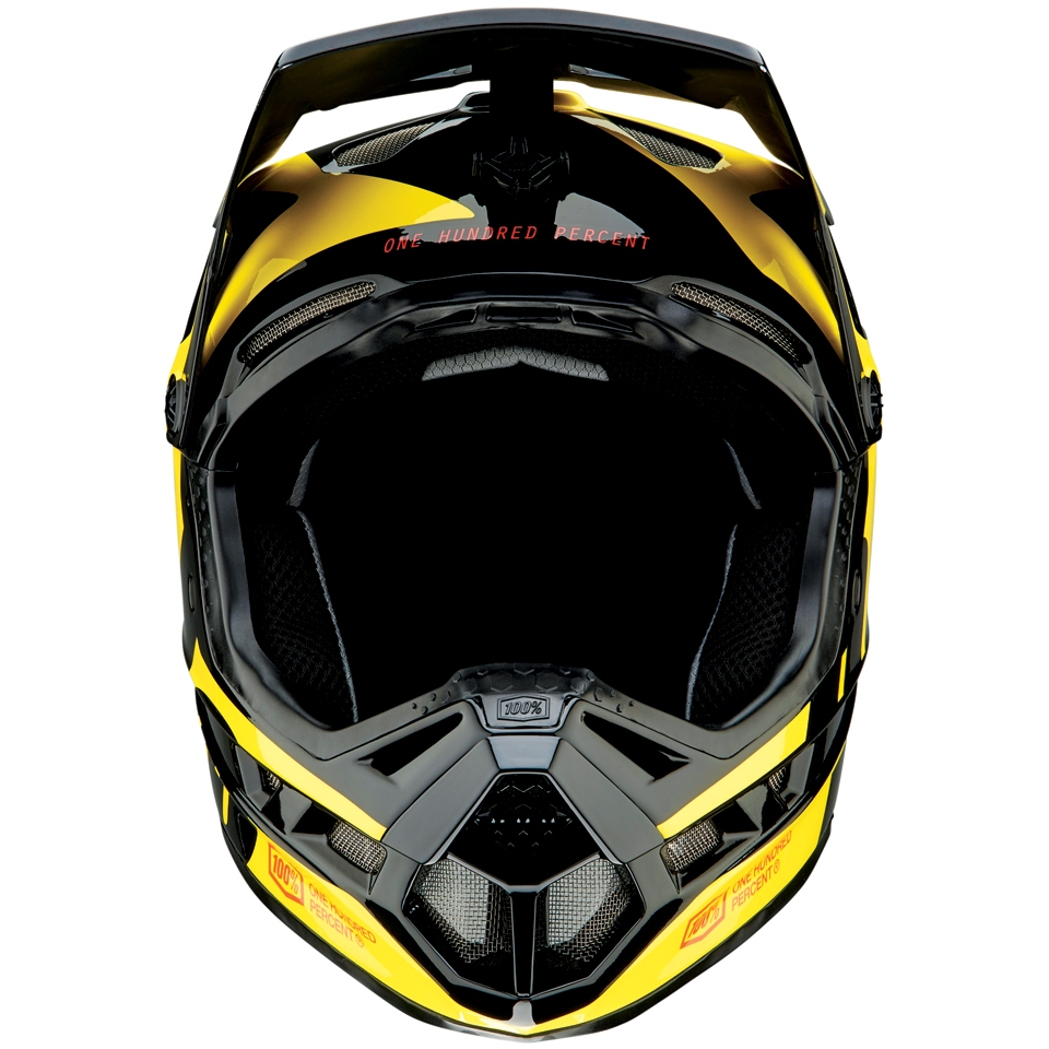 100% Aircraft Composite Helmet Ltd Neon Yellow BIKE24