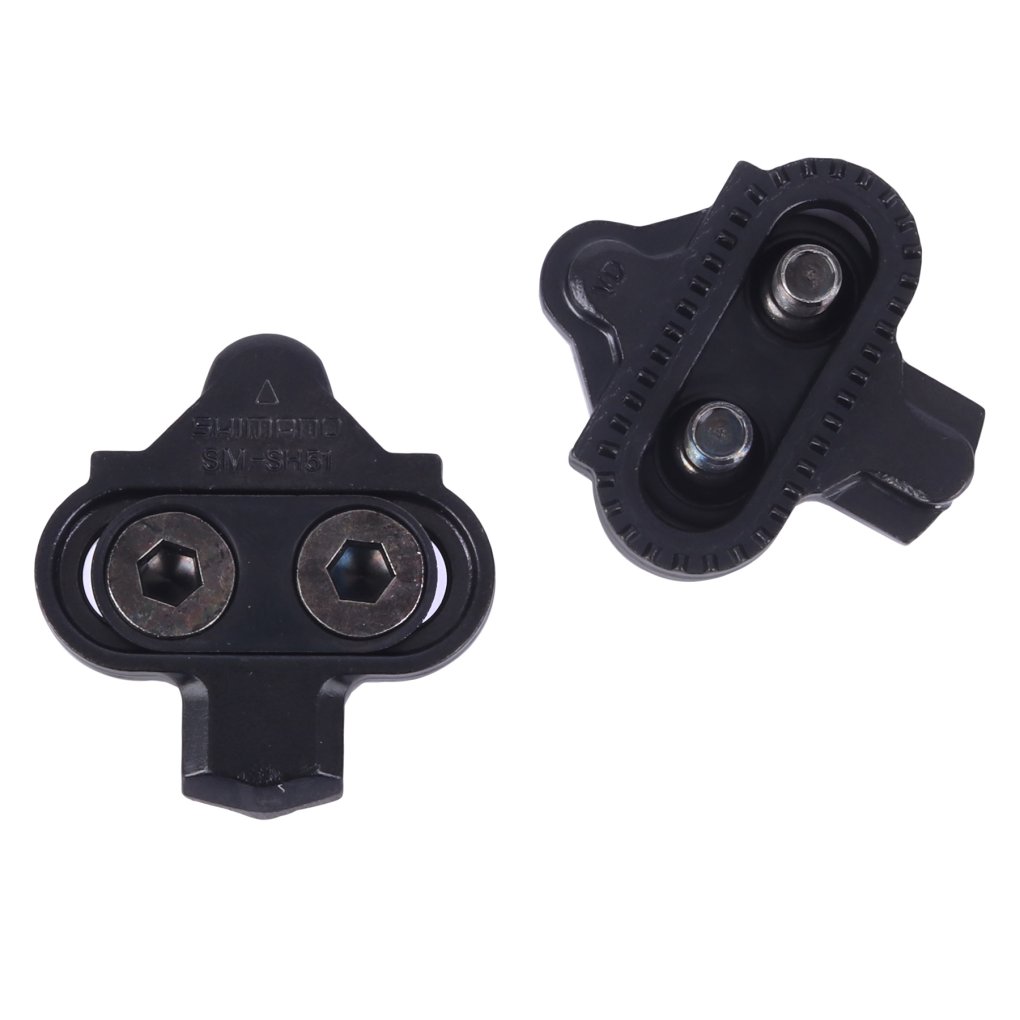 TACCHE SHIMANO SPD SM-SH51 – Cales Mono Pour Pédales Automatiques (24, Noir)
