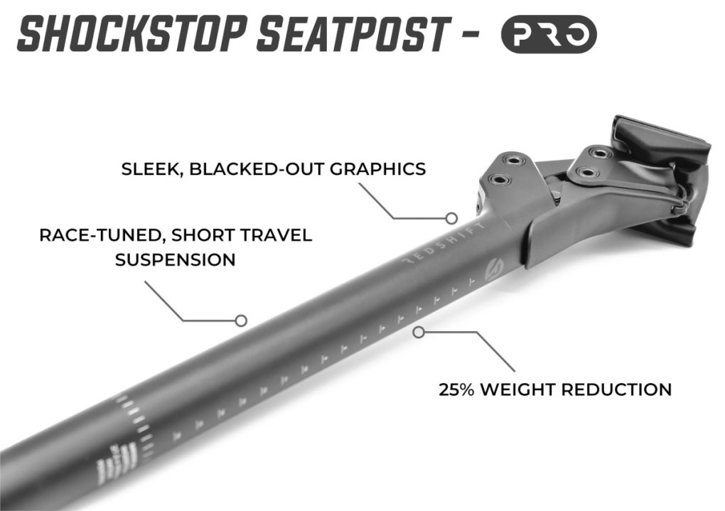 Redshift ShockStop Pro Race Suspension Seatpost - Ø 27.2mm | 280mm