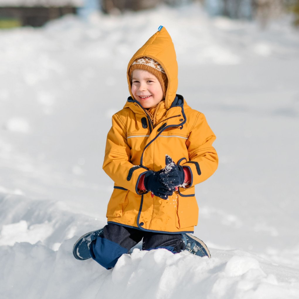 Outerwear Finkid Talvi Gelb Finkid Talvi Eko Golden Yellow/Navy