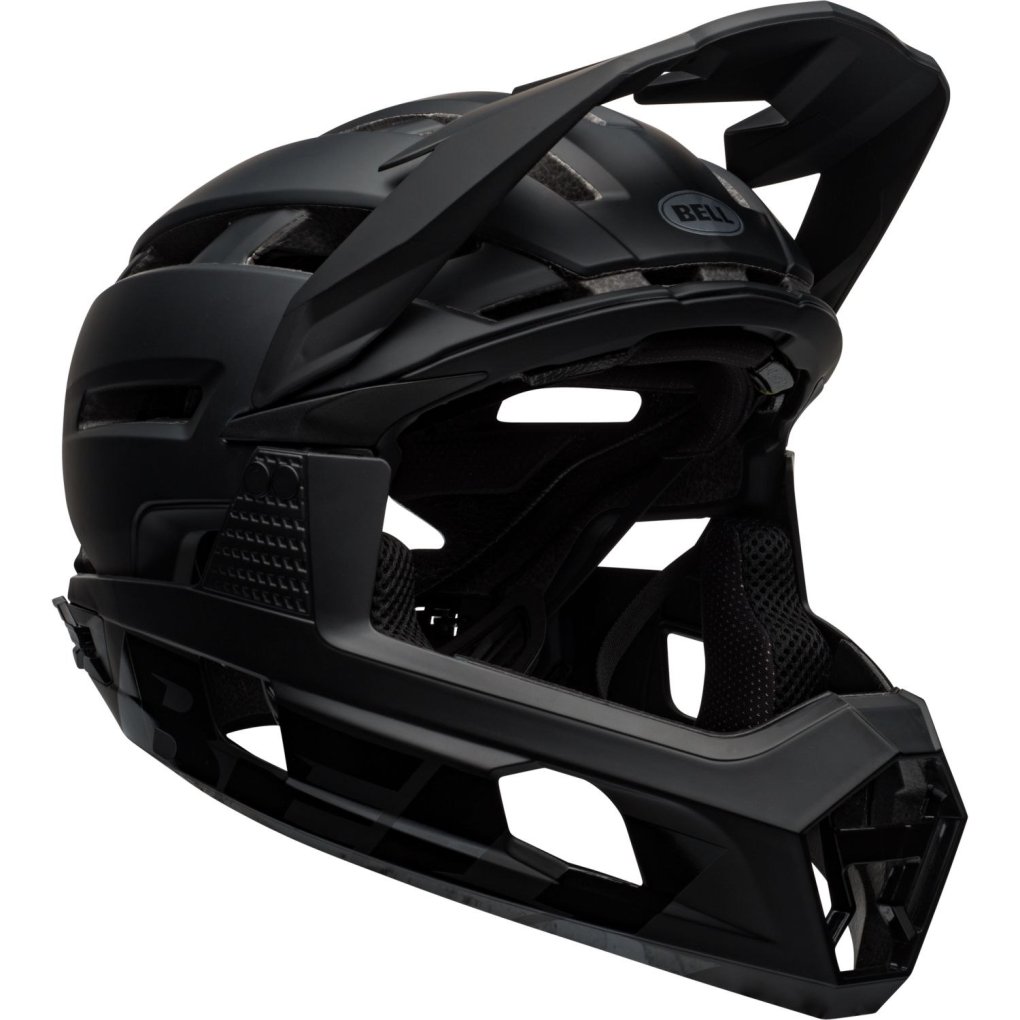 Bell Super Air R Spherical Helmet matte/gloss black BIKE24