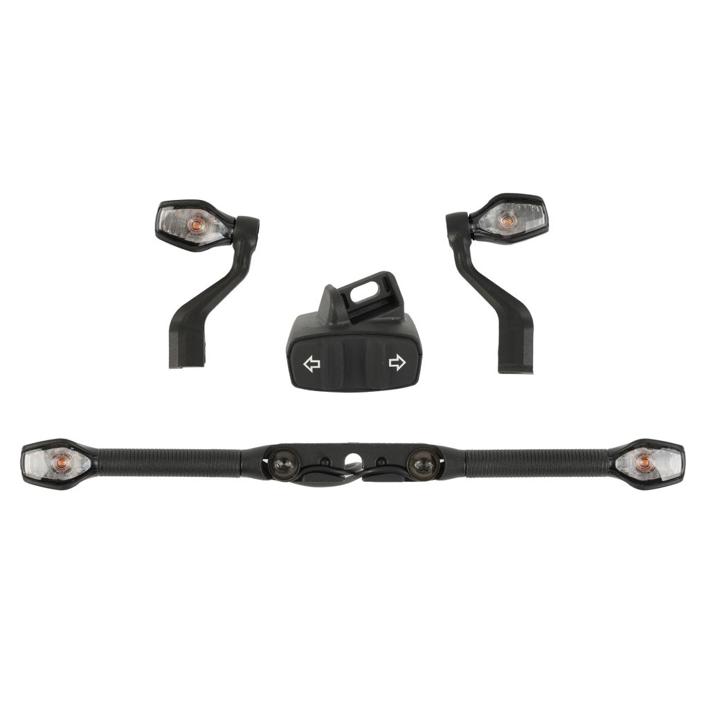 Clignotant Busch+Müller Turntec Pour Vélo électrique – 12-48 V, Homologué StVZO, Noir, Facile à Brancher