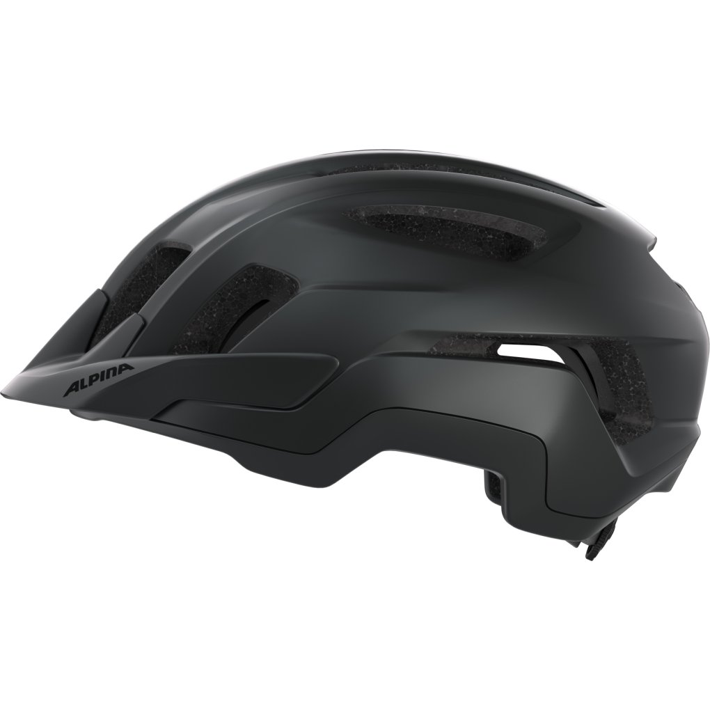 Alpina Haga Casco Da Bici Unisex – Nero Opaco, Taglia 51-56 Cm, Con Luce Integrata E Hi-EPS - 2