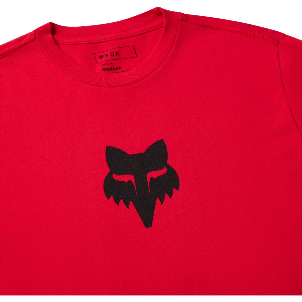 FOX Fox Head 195 Original Shortsleeve Tee Men - flame red | BIKE24