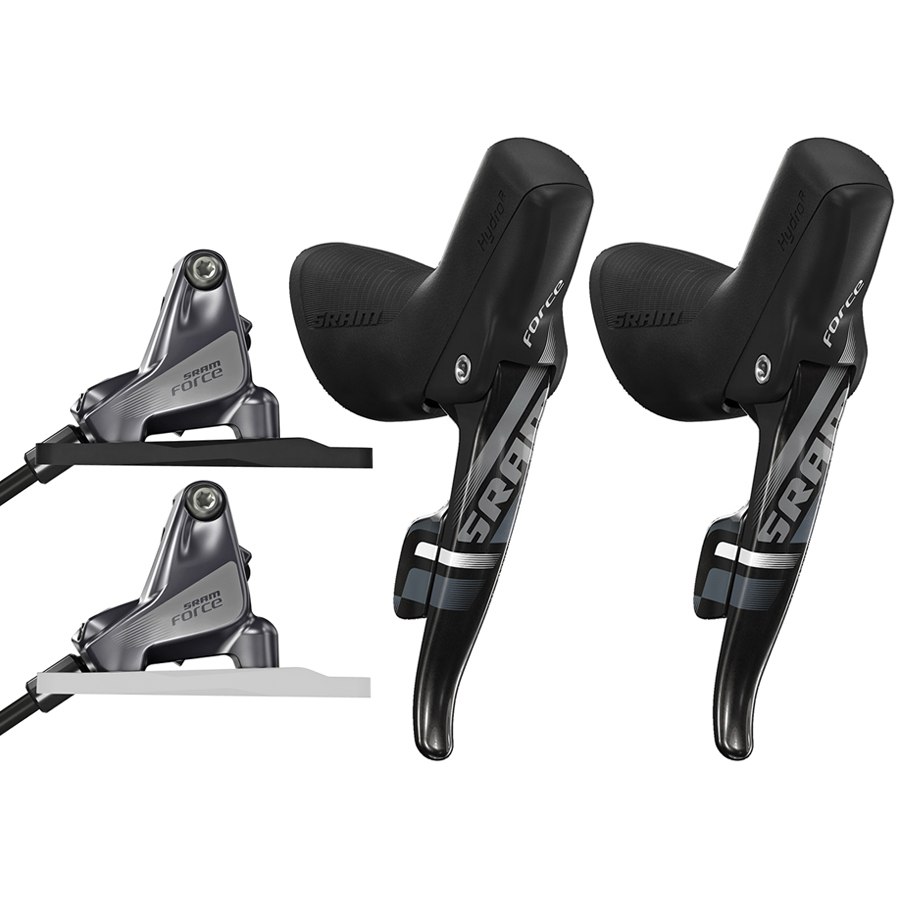 SRAM Force 22 DoubleTap Leva del Cambio/Freno | Davanti | 2 Velocità - nero