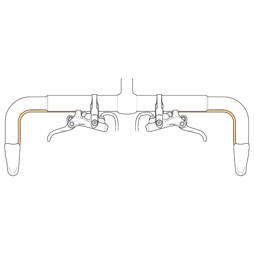 Shimano GRX BL-RX812 Sub Brake Lever for Hydraulic Disc Brakes