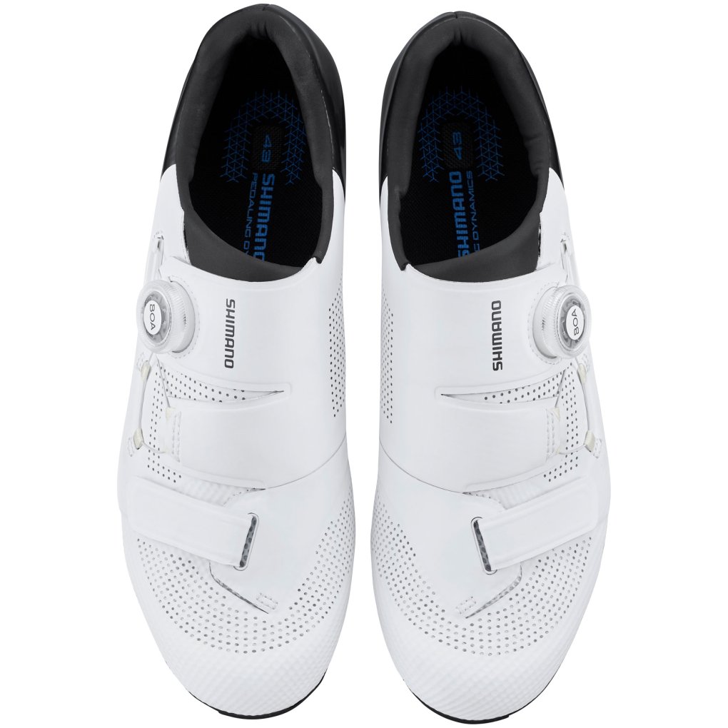 SHIMANO SH-RC502M ホワイト 42サイズ Shimano SH-RC502 Road Bike Shoes Men - White | BIKE24