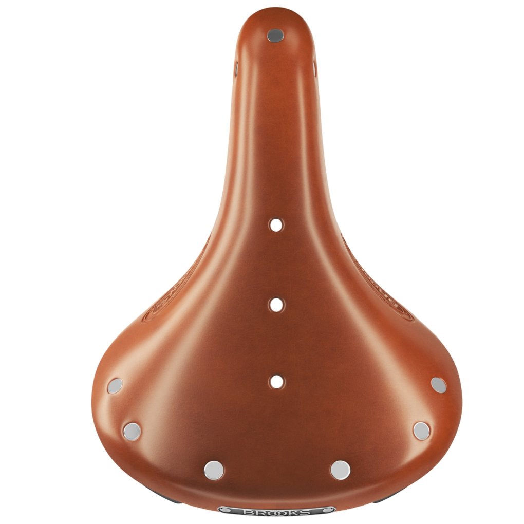 Brooks Flyer Short Bend Leather Saddle - honey | BIKE24