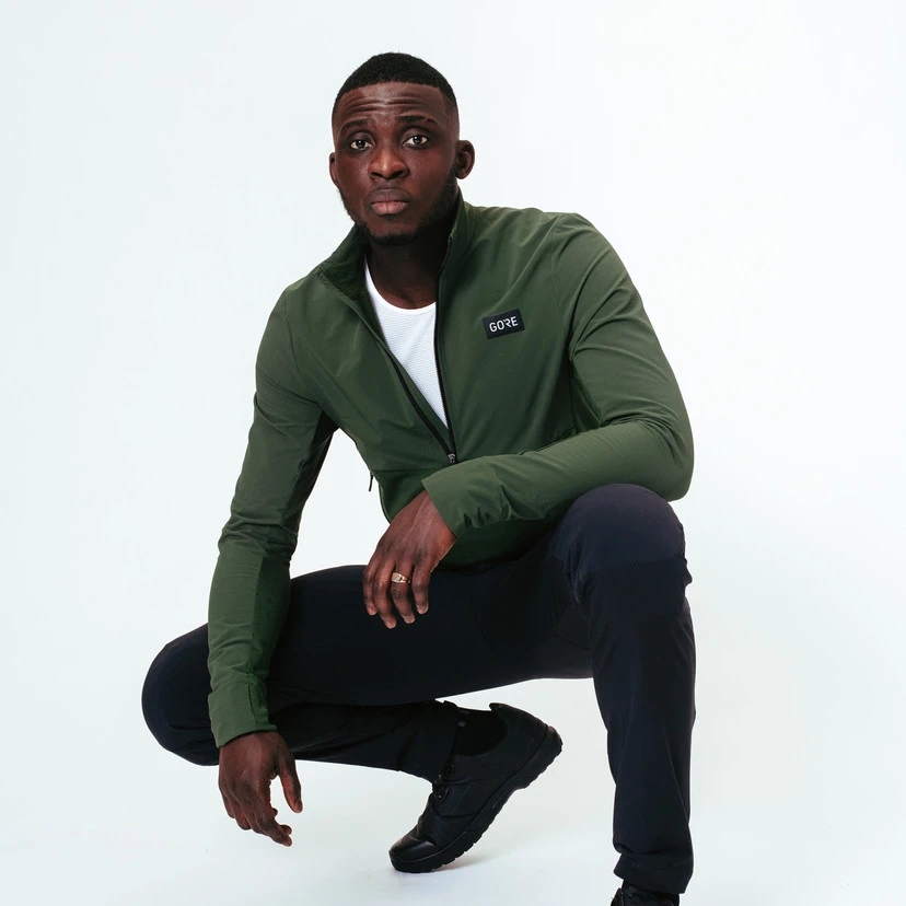 GOREWEAR TrailKPR Hybrid 1/2-Zip Midlayer Men - utility green BH00