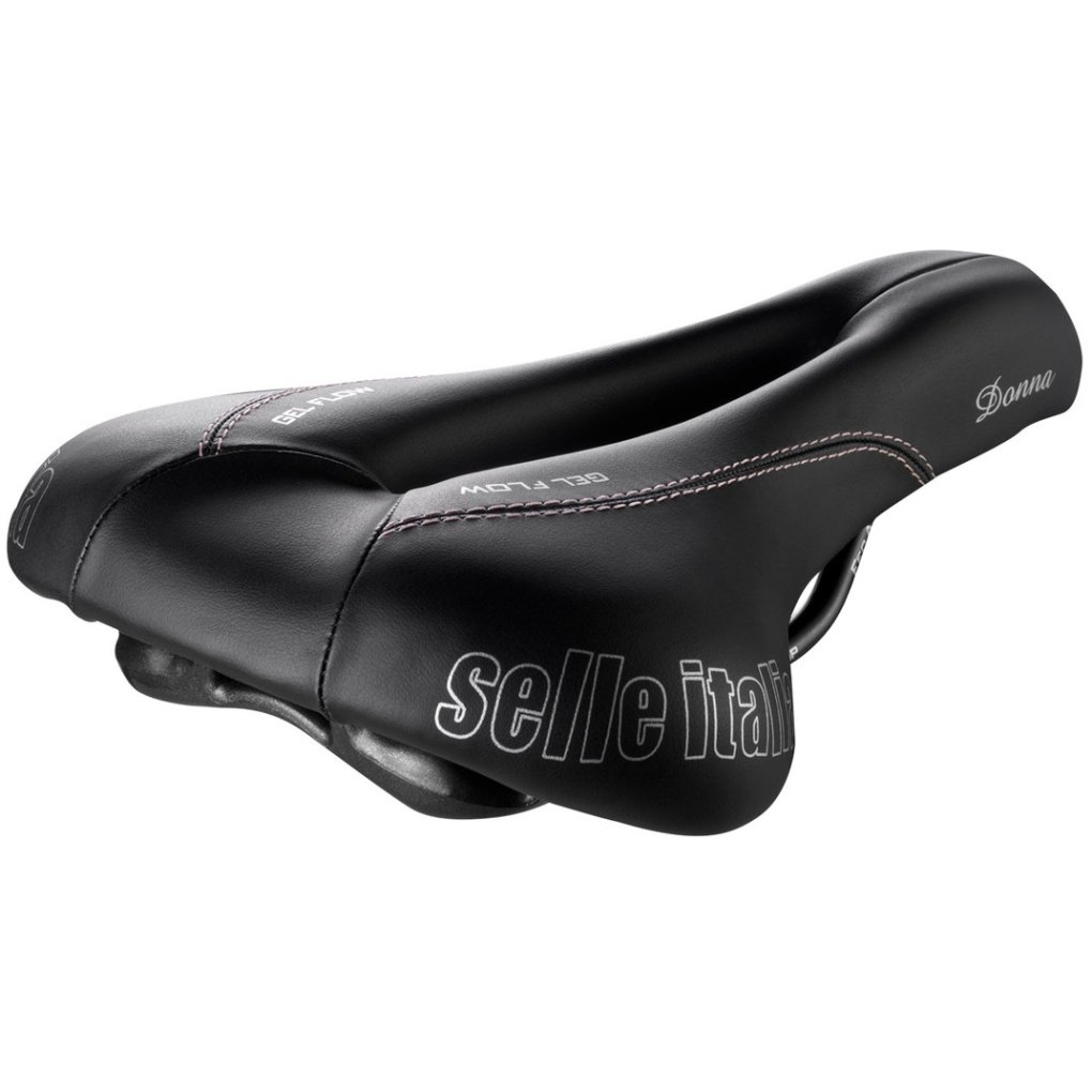 Selle Italia X-LR Air Cross TM Superflow – Mountainbikezadel met Mangaan Frame, Schokdemper, Versterkte Randen en Comfort – Maat S3, Zwart