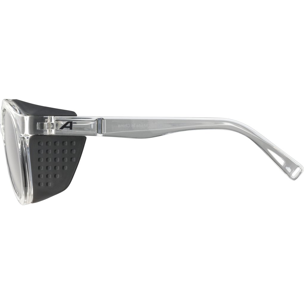 ALPINA Unisex LYS zonnebril, grijs-transparant glanzend, één maat, Grijs-transparant glanzend, One Size