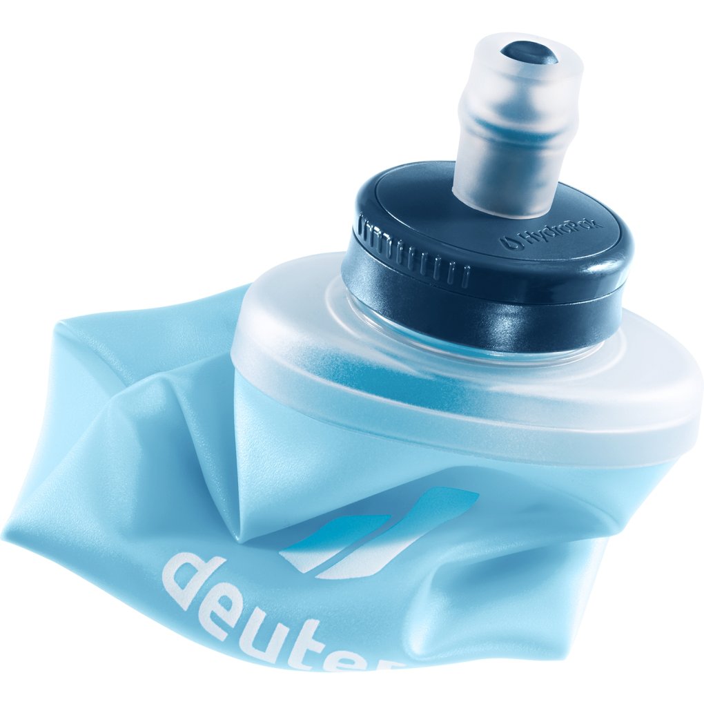 TXSN 500ML Soft Flask, Running Water Bottle Foldable TPU Hydration Flask For Running Hydration Pack Cycling Hiking Marathon, Clear Pack Of 2