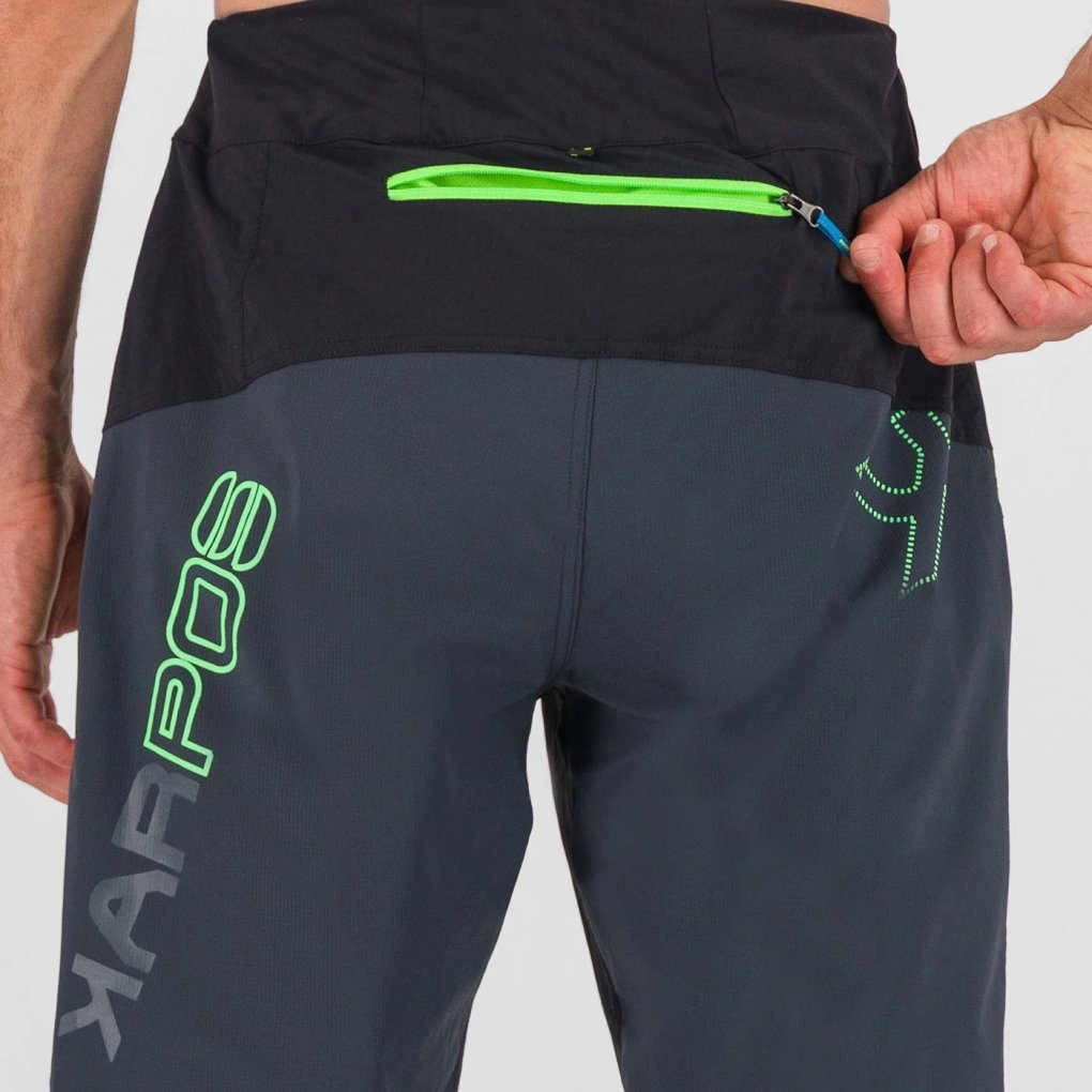 Cycorld Pantaloni da Ciclismo da Uomo, ad Asciugatura Rapida, per Mountain Bike, con Imbottitura 4D, Elastici per Sport all'Aria Aperta, da Ciclismo (Nero, L