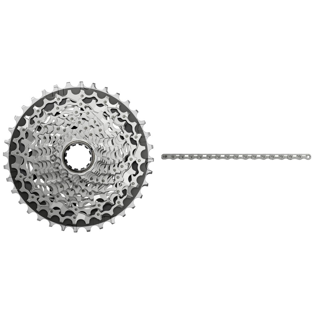 パーツ SRAM FORCE XG-1270-D1 10-36T 12s SRAM Force Cassette XG-1270 12-speed | silver 10 - 36 teeth
