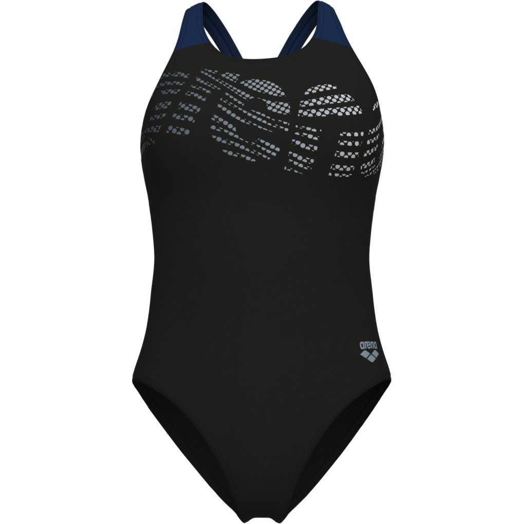 Costume Intero Donna ARENA Flowing V Back – Sportivo, Resistente Al Cloro, MaxLife Eco