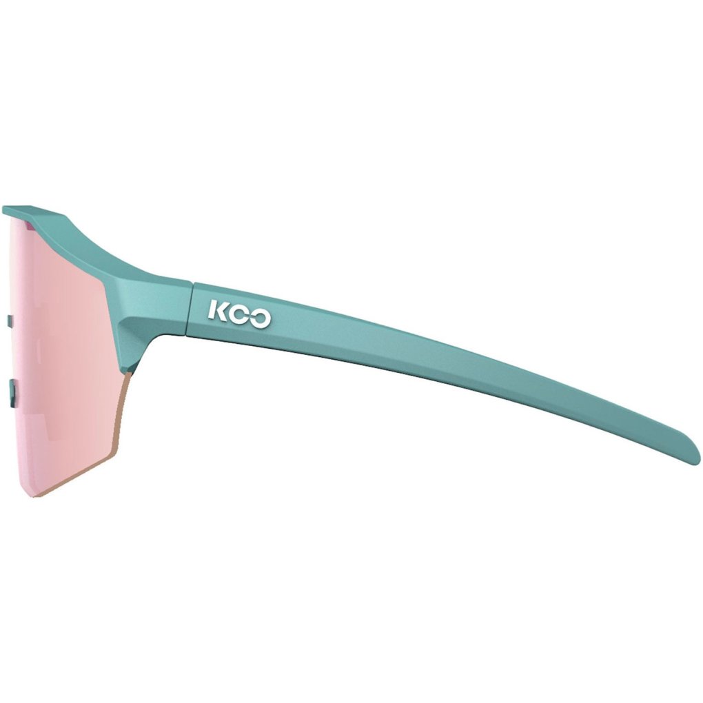 KOO Alibi Sunglasses - Large | Harbor Blue Matt - Copper Mirror