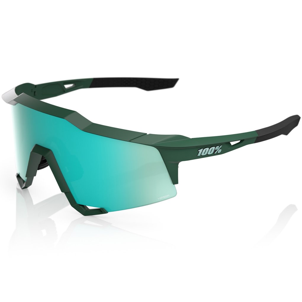 100% Speedcraft Gafas - Polished Translucent Clear/HiPER Blue