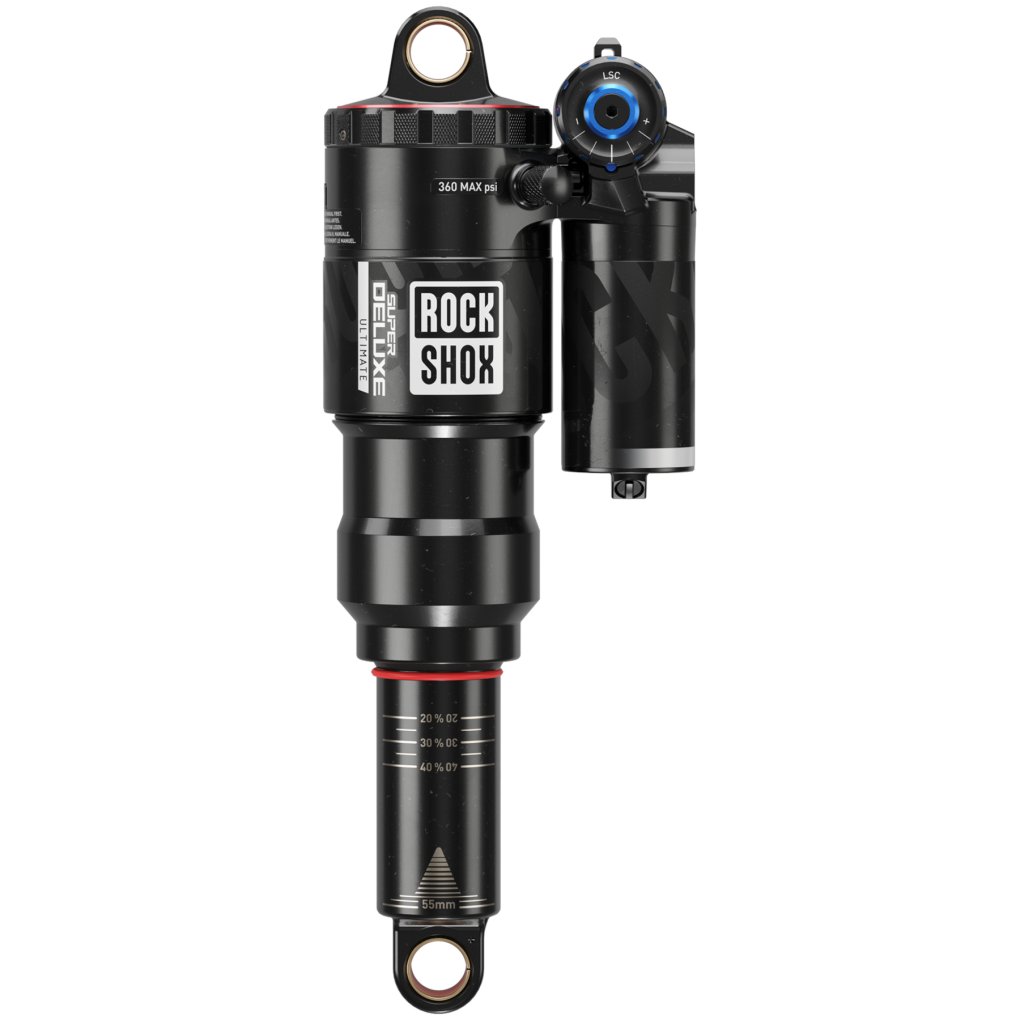 RockShox Deluxe Select ＋ 190mm/40mm RockShox Super Deluxe Rear Shock - Ultimate | Air | Metric | C2