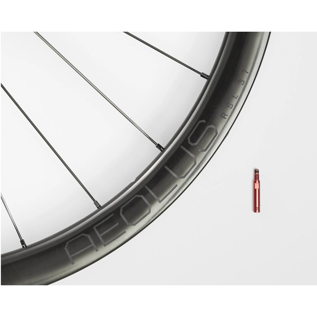 パーツ BONTRAGER AEOLUS RSL37 DISC TL Bontrager Aeolus RSL 37 TLR Disc Road Wheel - Trek Bikes