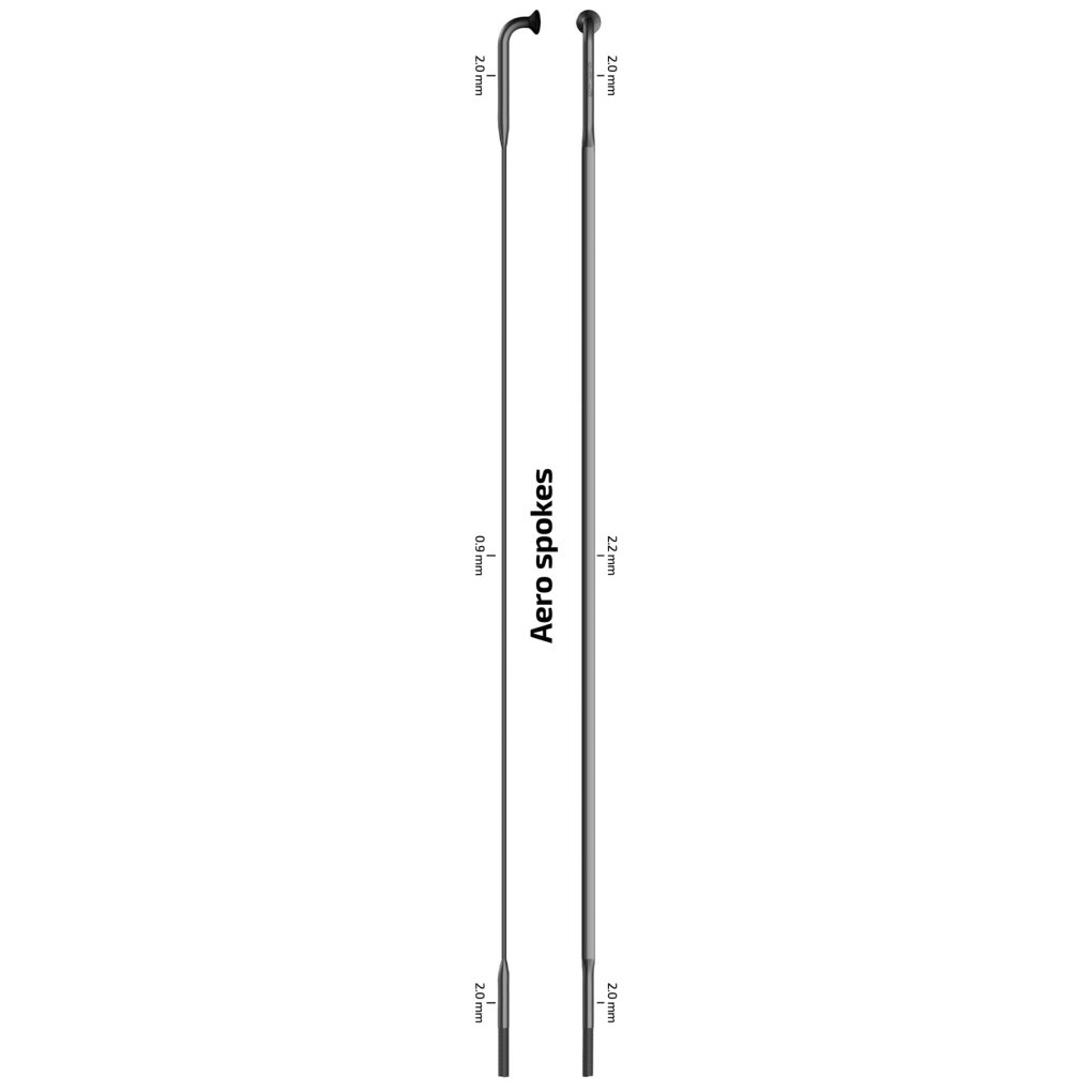 Raggi Aerodinamici Sapim CX-Ray Bladed J-Bend 2,0 Mm Per Ruote BMX O Bici Da Corsa