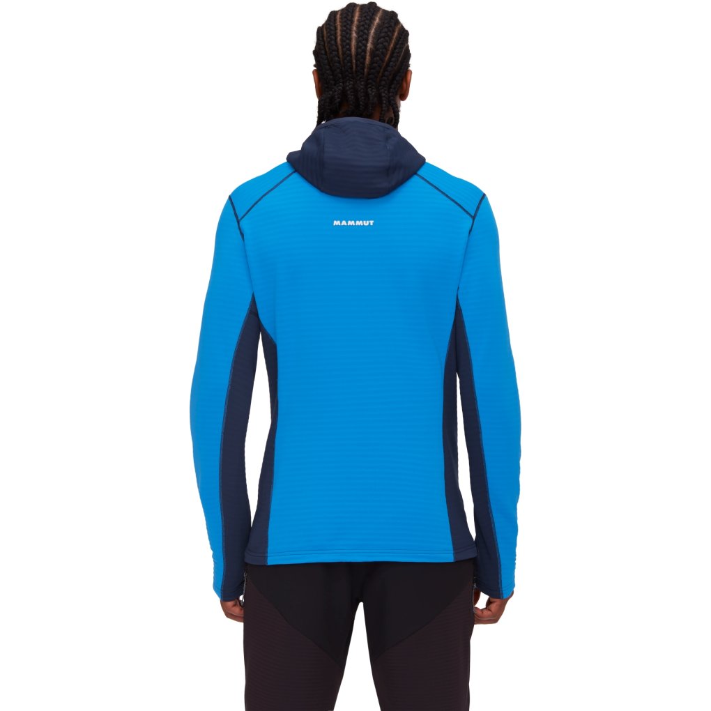 Mammut Taiss Light Midlayer Hooded Jacket Men - azurit