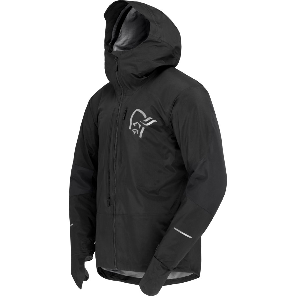 Norrona fjørå Gore-Tex Pro Jacket Men - Caviar Black | BIKE24