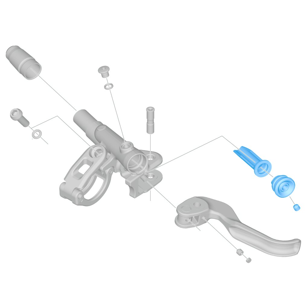 Unité De Membrane Shimano BL-M4100 – Tige De Selle – Neuve