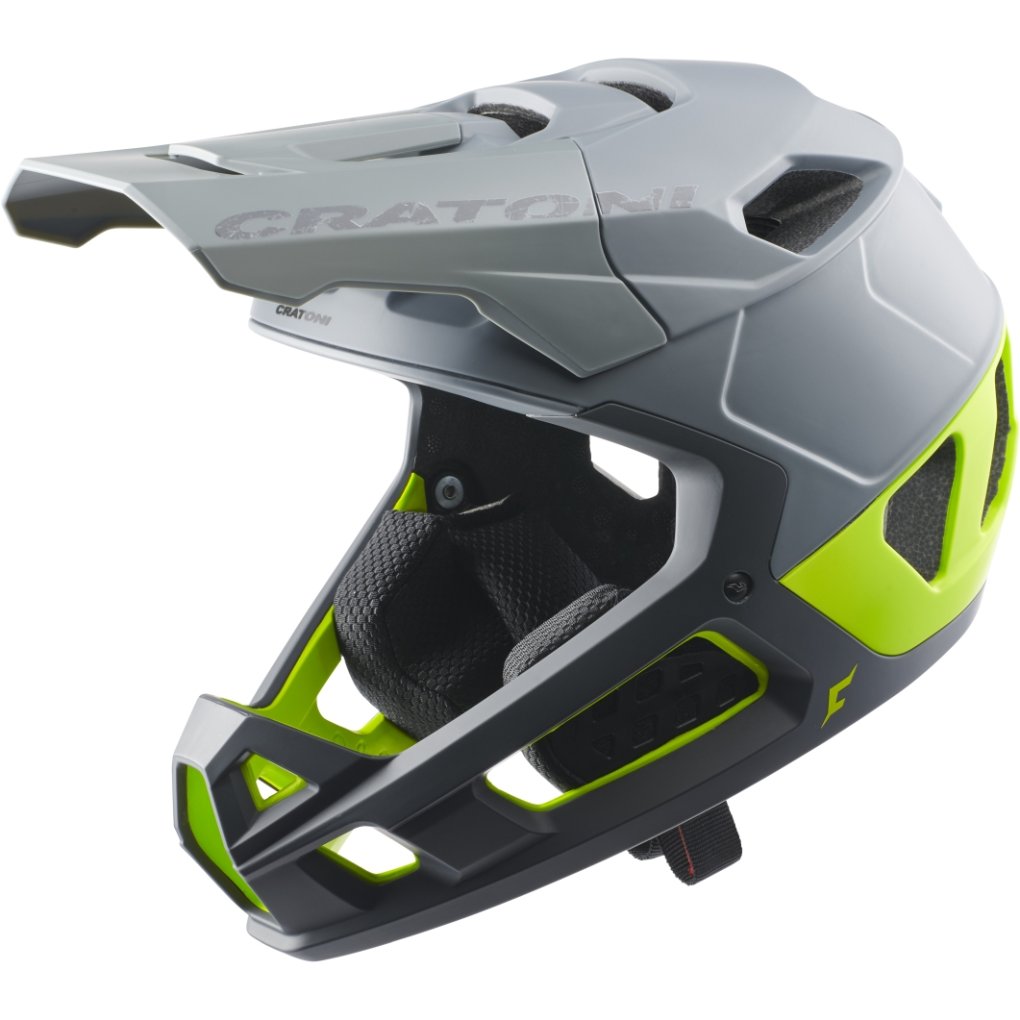 クラトーニ インターセプター CRATONI INTERCEPTOR 2.0 CRATONI Interceptor 2.0 Fullface Helmet - grey-lime matt | BIKE24