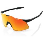 アクセサリー 100% HYPERCRAFT Matte Black HiPER Red Okulary 100% Hypercraft - Matte Black/HiPER Red