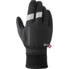 SHIMANO Windschutz Race Handschuh Größe M – Schwarz, Winddicht, Touchscreen-kompatibel Für Radsport