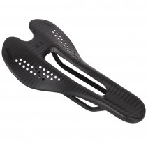 Gelu K3 Carbon Saddle with Punctured Top - black Logos | BIKE24