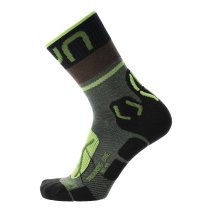 UYN Uomo Calze da sci ONE MERINO nero/lime, Abbigliamento da sci da uomo, Abbigliamento freeski, Freeski