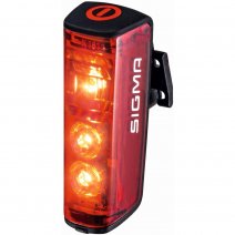 Wozinsky WRBLB3 USB-C LED-Fahrradrücklicht, rotes Licht, STOP-Sensor –  schwarz 