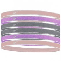 Nike Bandeau pour Cheveux - Mixed Width - Pack de 3 - red stardust/purple  ink/white 645