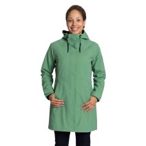 Elkline Abrigo Impermeable Mujer - GRACE - burnt red