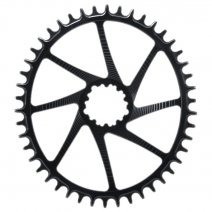 Garbaruk AERO Road Chainring - Direct Mount / Round / Narrow-Wide - for  SRAM GXP - black