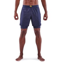 Under Armour UA Fly-By Elite 2-in-1 Shorts Women - Harbor Blue/Reflective
