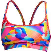 Funkita Haut de Bikini Femme - Swim Crop - Kris Kringle - BIKE24