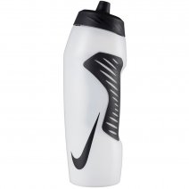 Nike Performance HYPERCHARGE SHAKER BOTTLE - Drink bottle -  clear/black/transparent 