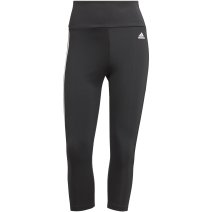 adidas Designed To Move High-Rise 3 Stripes 3/4 Sport Leggings Pink