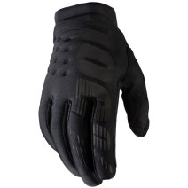 100 Percent - Sling Short Finger Black Gloves