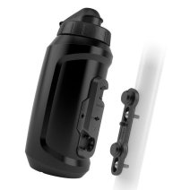 Peaty's Fidlock Lockin Magnetic Bike Water Bottle & Mount, Crown/Smoked, 600 ml/ 20 oz.