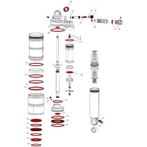 RockShox Service Kit Full Recon Silver Solo Air - 11.4018.015.000