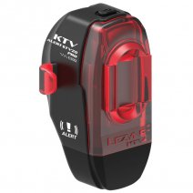 Fahrrad-LED-Rücklicht, T003, automatische Bremserkennung, wasserdicht, USB  - Rahmenhalterung - France-Xenon