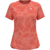 Odlo Essentials Seamless Long Sleeve Running T-Shirt Women - aqua haze  melange