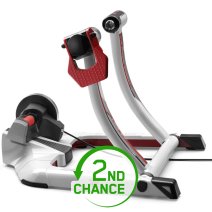 Elite Qubo Power Mag Smart B+ - Wheel On Cycletrainer - white/red