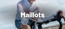 Q36.5 - Maillots de ciclismo Q36.5 - Maillots de ciclismo de color blanco que lleva una persona en una bicicleta de triatlón