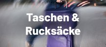 EVOC Taschen und Rucksäcke Banner mit Frau, die einen EVOC Rollkoffer schiebt