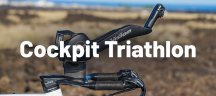 Vision Cockpit-Teile für Triathlon Bikes Nahaufnahme eines Vision Cockpits für Triathlon Bikes