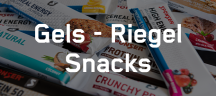 SPONSER Gels, Riegel & Snacks SPONSER Gels, Riegel & Snacks